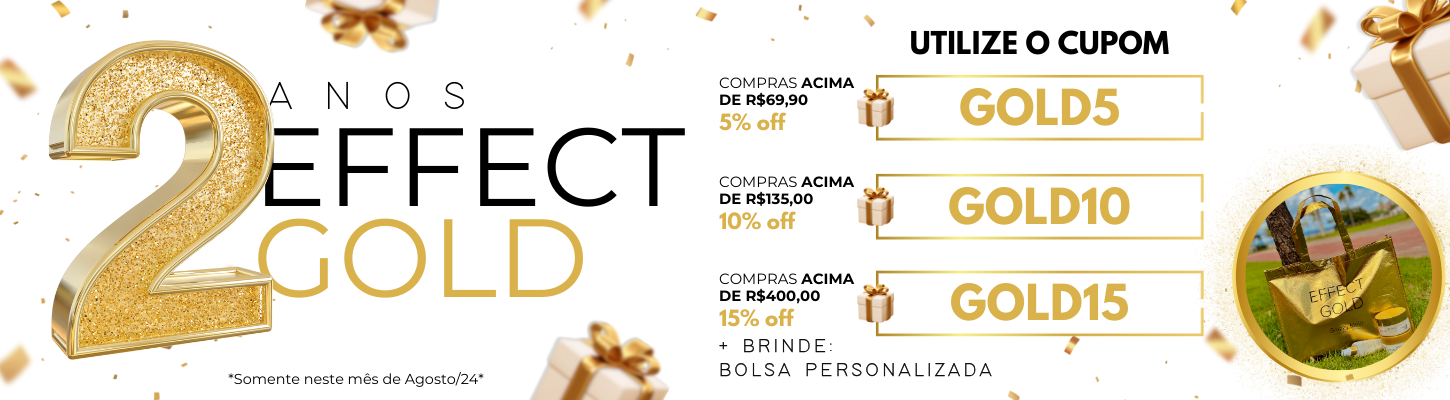 Banner Effect Gold Promoção