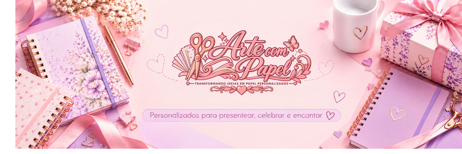 Banner Principal - Arte com Papel