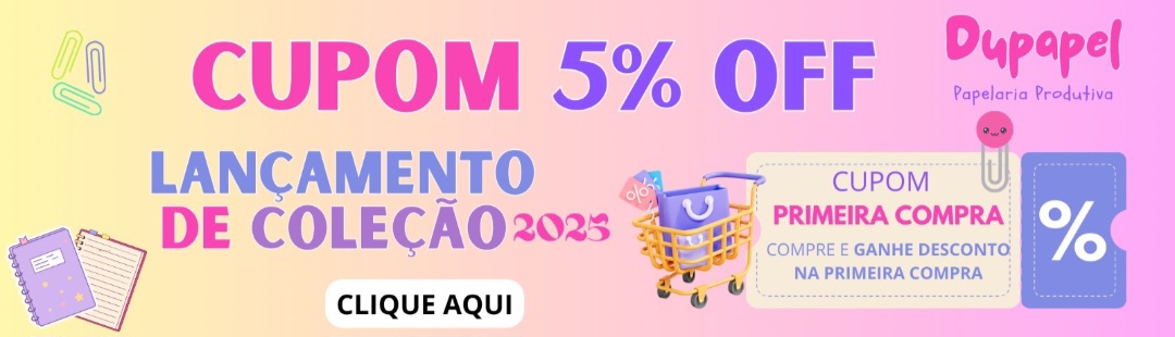 Cupom de desconto na primeira compra