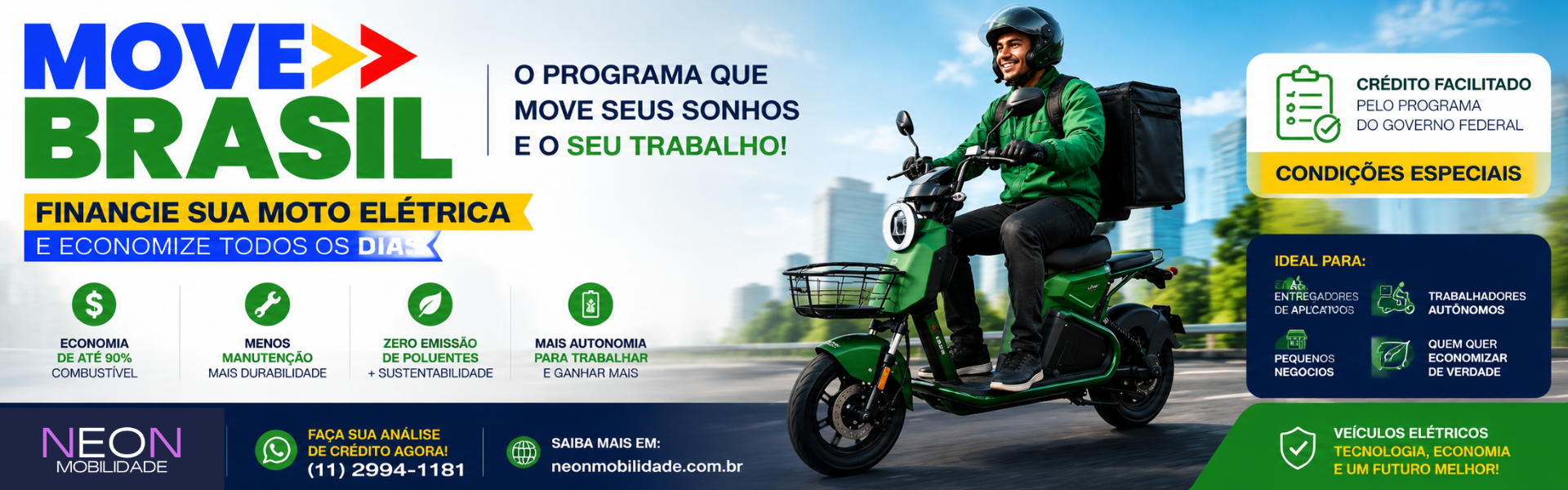 Move Brasil Entregadores e Motoapp: O Guia Completo para sua Nova Neon Elétrica