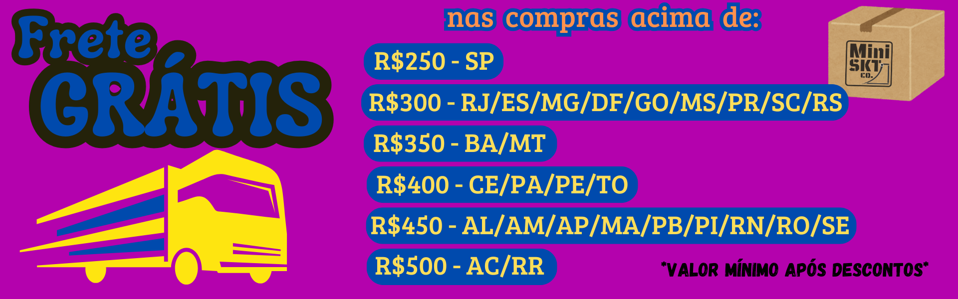 Frete Grátis Jan 25