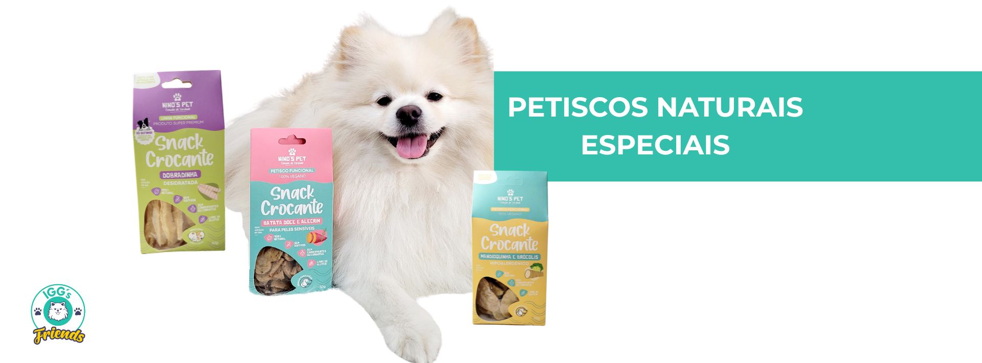 BANNER PETISCOS NATURAIS ESPECIAIS NINO'S PET