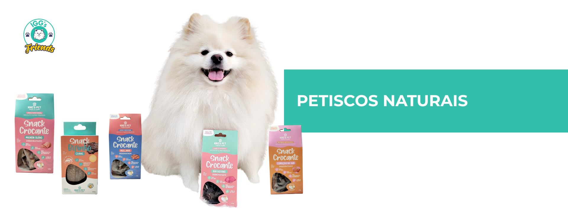 BANNER PETISCOS NATURAIS NINO'S PET