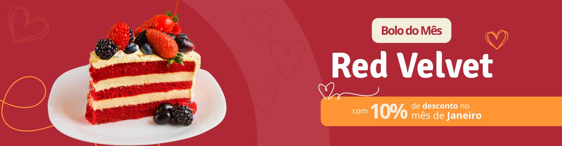 Bolo do Mês - Janeiro