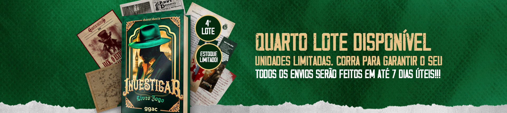 QUARTO LOTE DISPONÍVEL