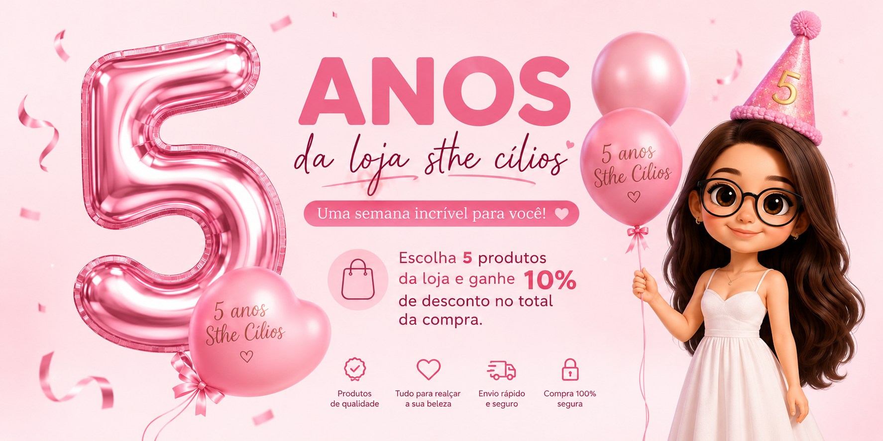 150 aniversário loja