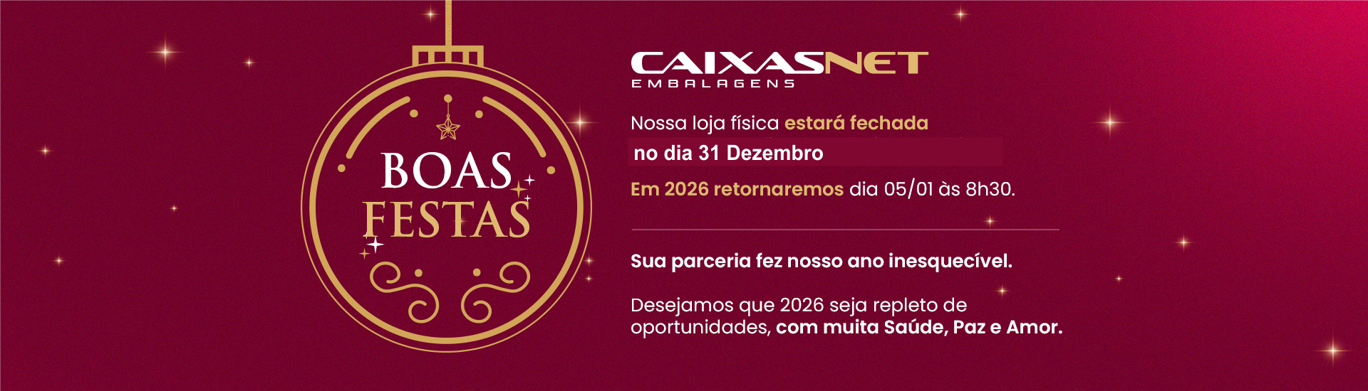 Boas Festas 2025