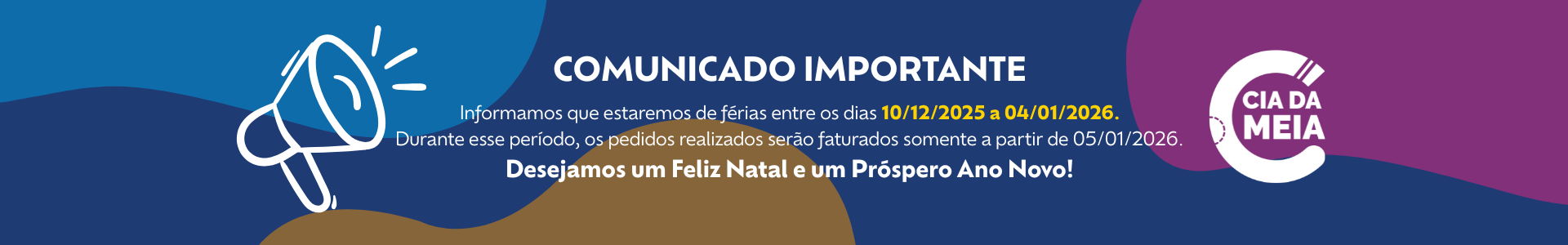 comunicado férias