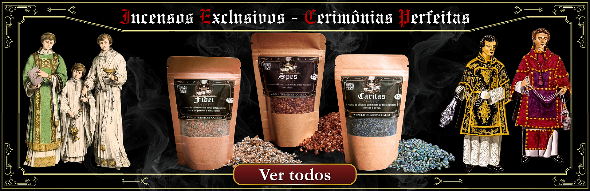 Incensos Exclusivos, Cerimônias Perfeitas.