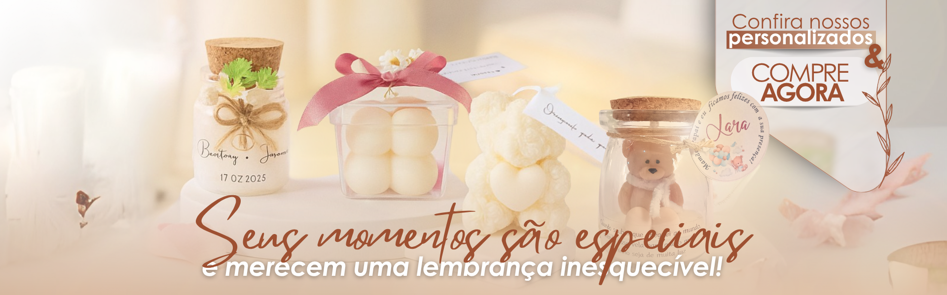Velas Personalizadas Lembrancinhas