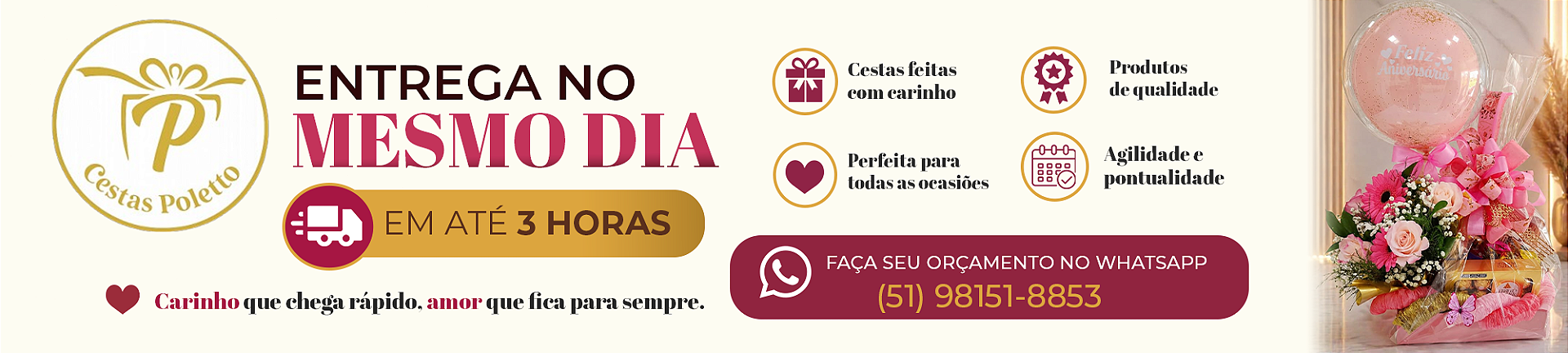 Cestas Poletto banner
