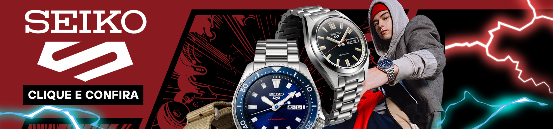 Banner Seiko 5 Sports 2.0 @desktop