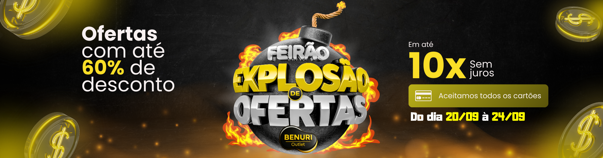 Banner Explosão de Ofertas