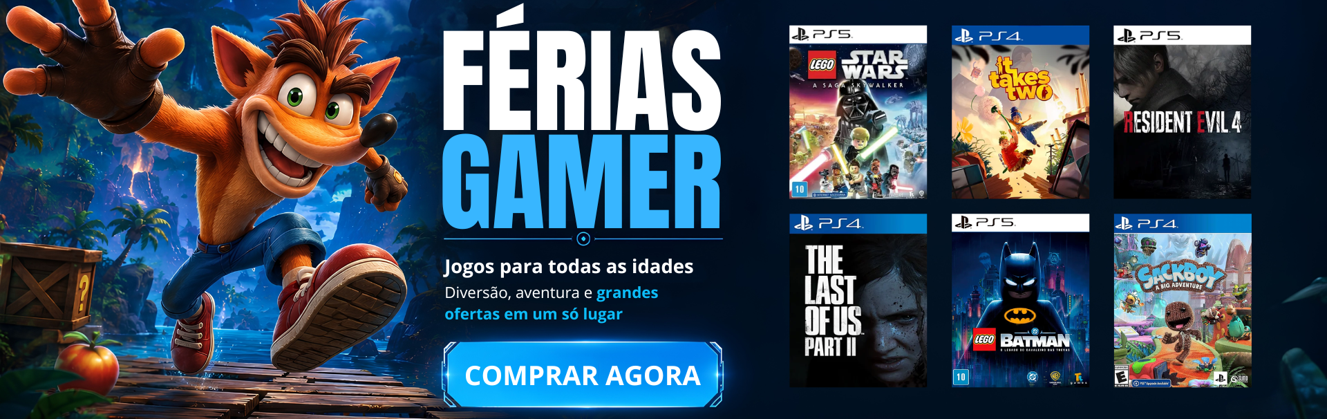 Férias gamer