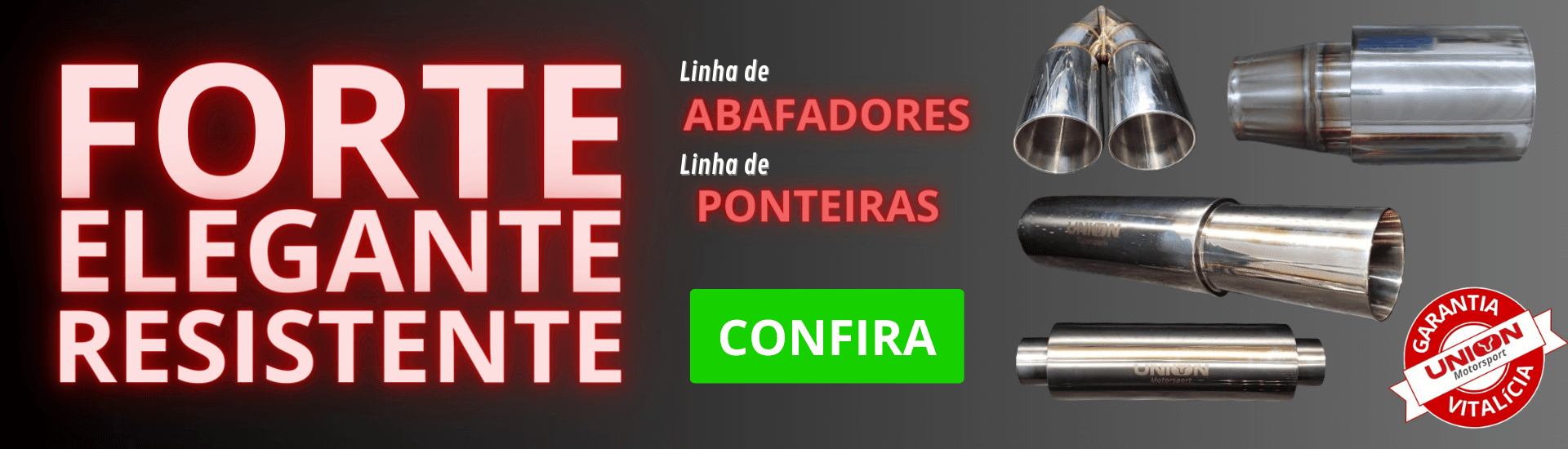 Banner Escapamento UNION