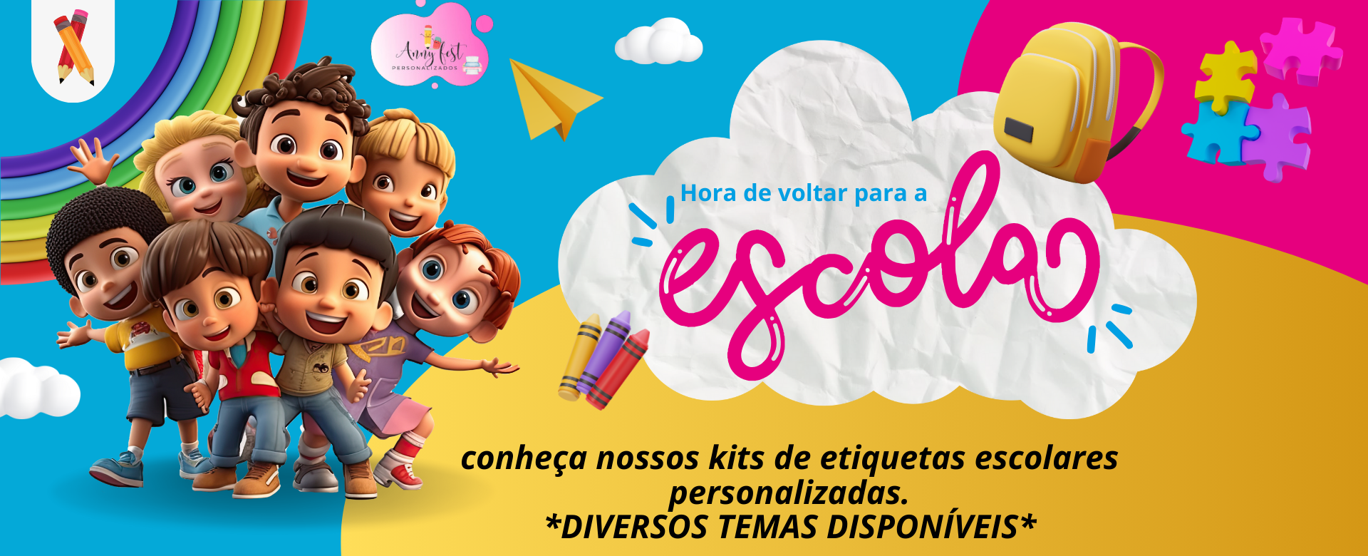 ETIQUETAS ESCOLARES PERSONALIZADAS