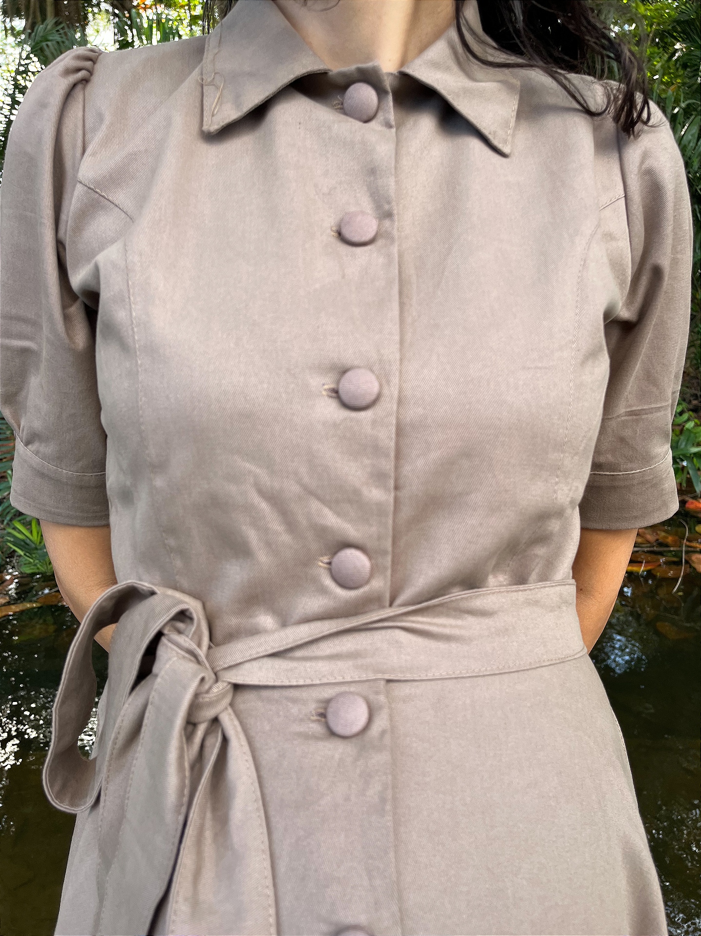 Vestido Isabel Marrom