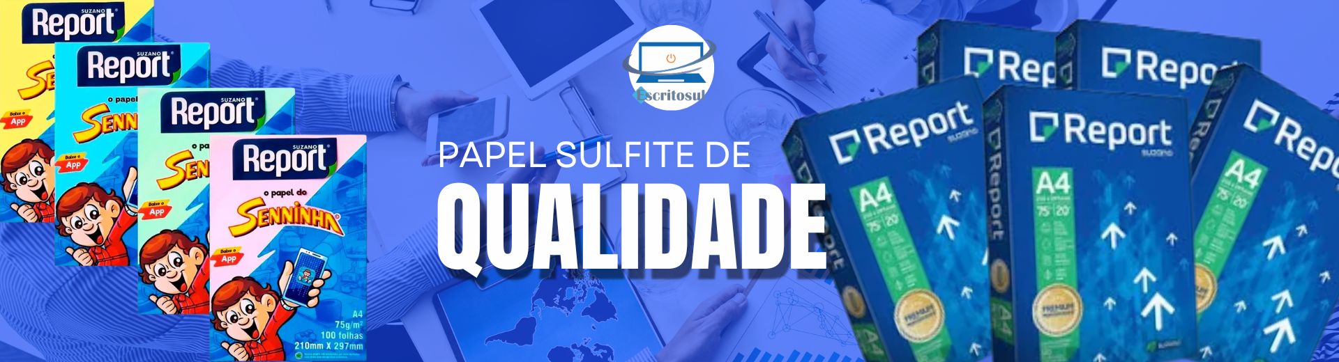 papel a4 Report florianopolis escritosul