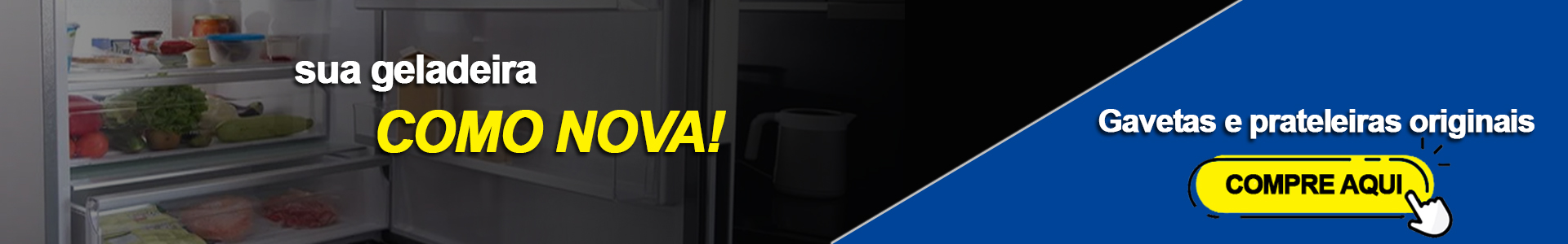 gaveta prateleira geladeira freezer