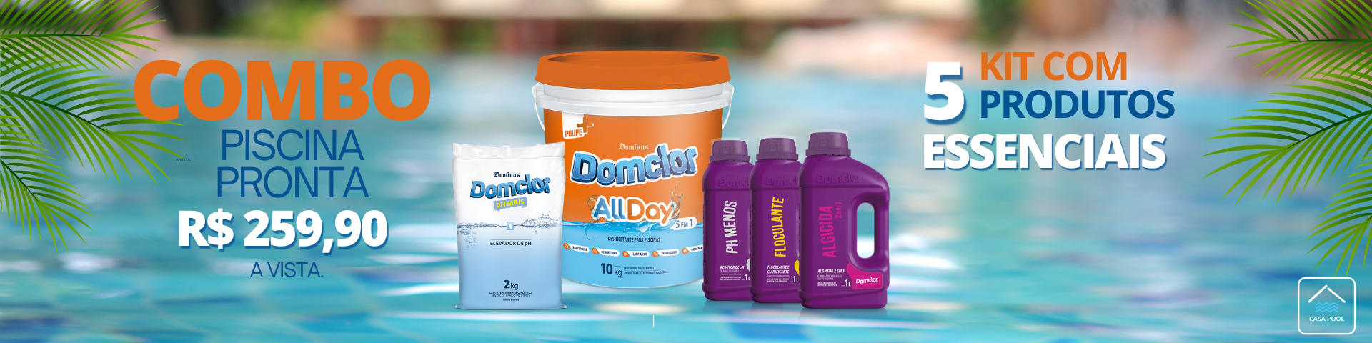 COMBO PISCINA PRONTA