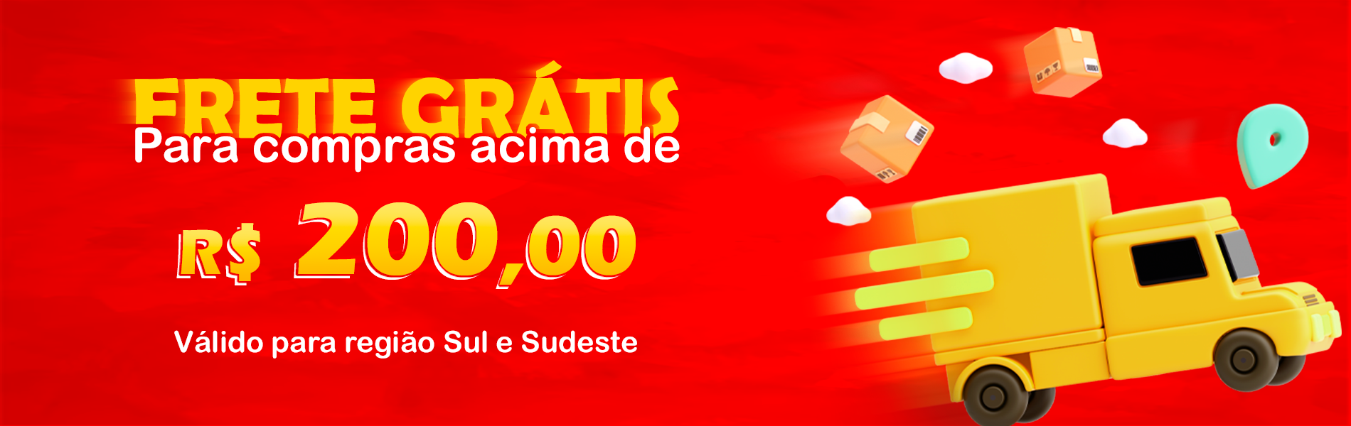 Frete Grátis Sul e Sudeste