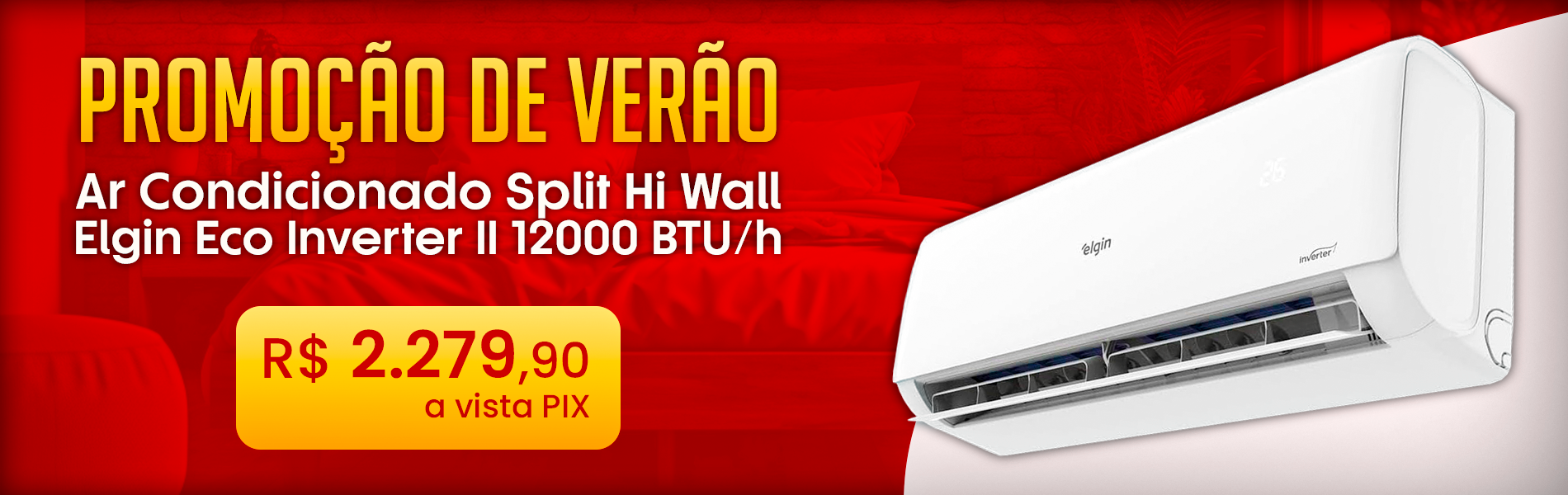 Promoção Ar Condicionado 12000BTU
