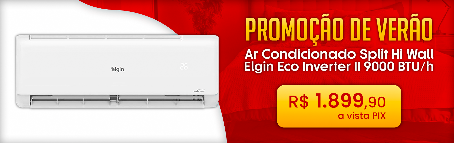 Promoção Ar Condicionado 9000BTU