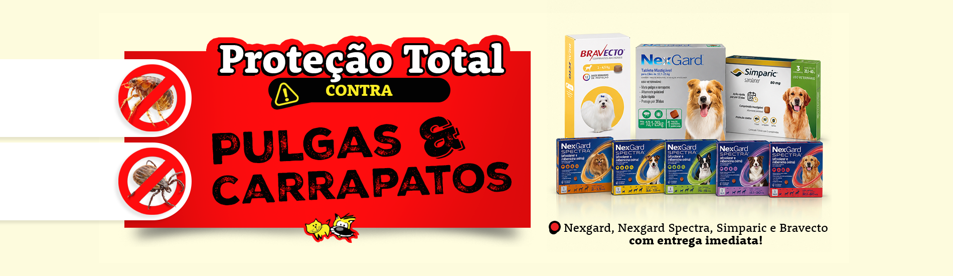 Pulgas & carrapatos