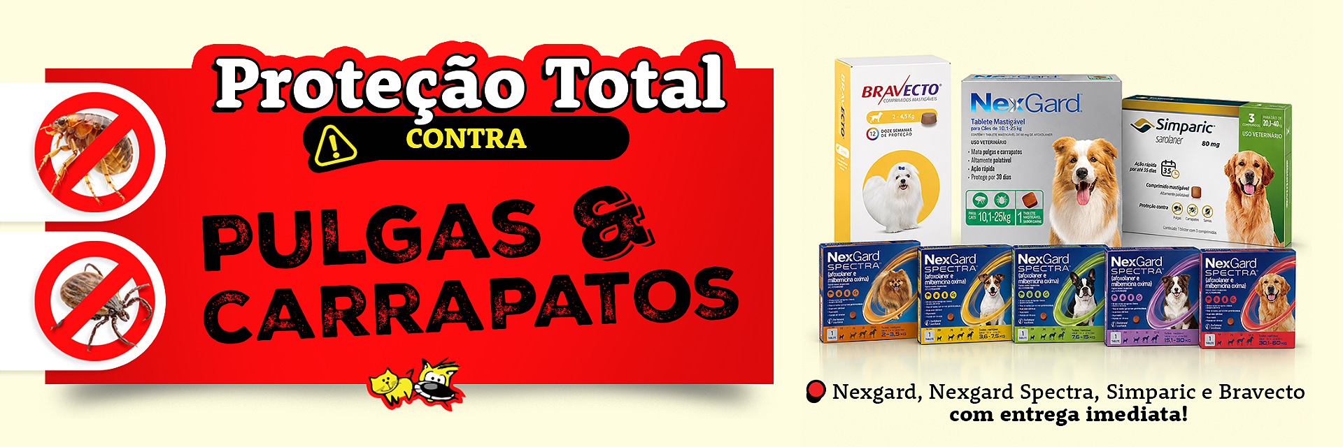 Pulgas & carrapatos