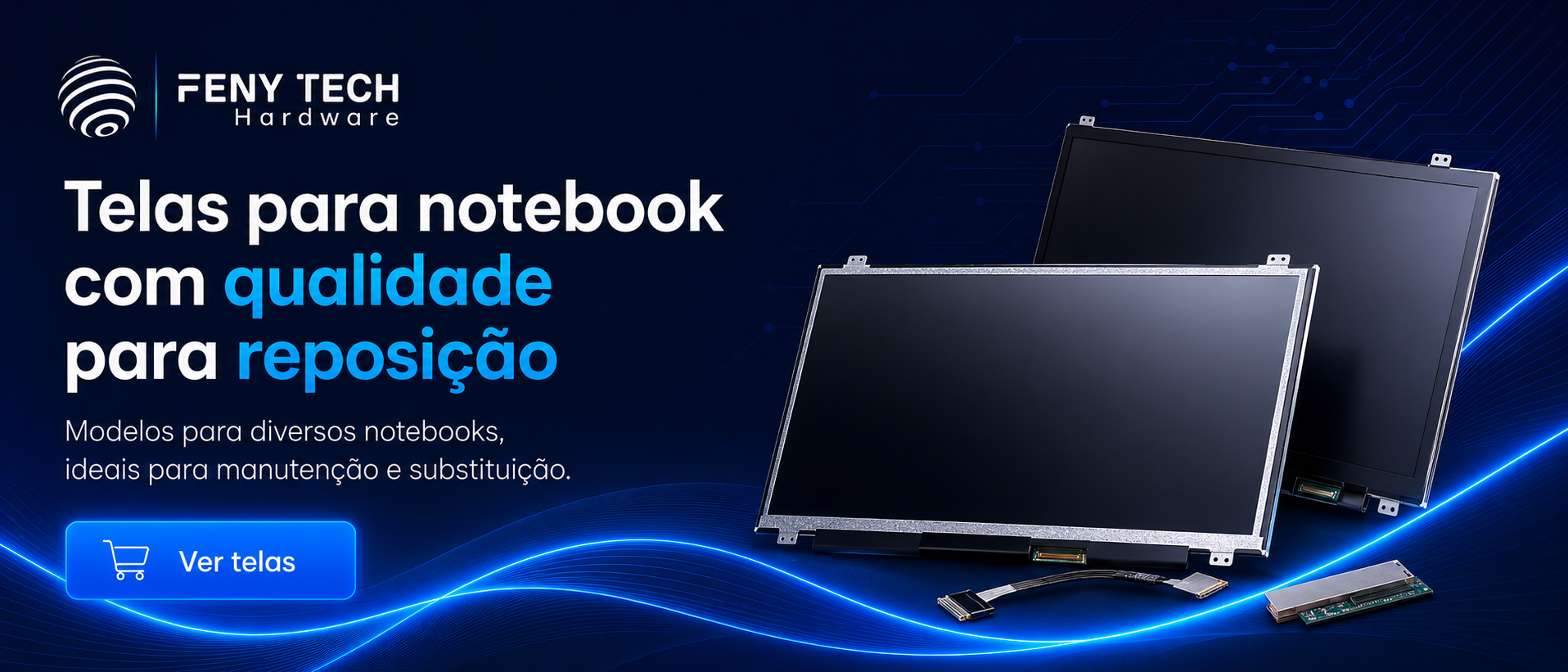 Banner Principal - Telas para Notebook