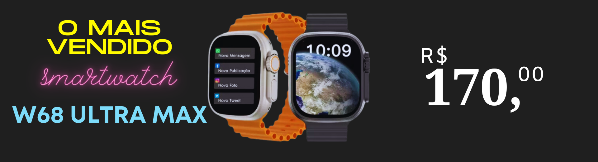 smartwatch w68