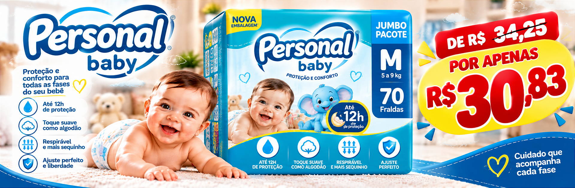 Fralda Personal Baby