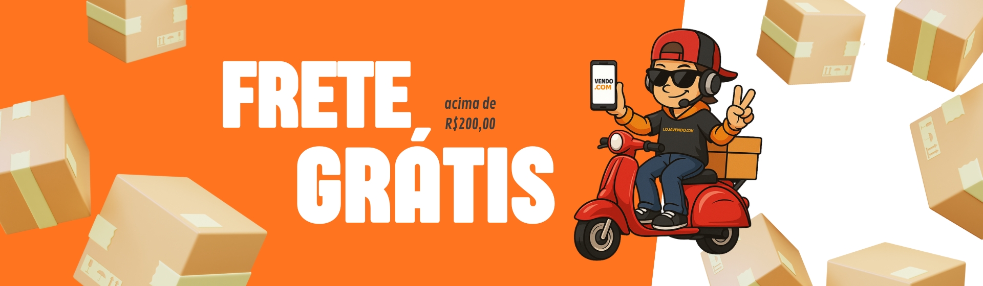 BANNER FRETE GRÁTIS ACIMA DE R$200,00