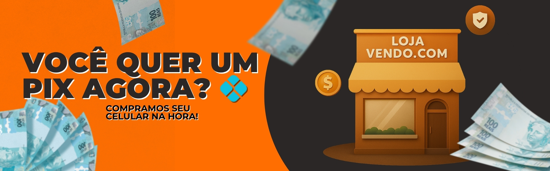 VOCÊ QUER UM PIX AGORA? COMPRAMOS SEU CELULAR NA HORA