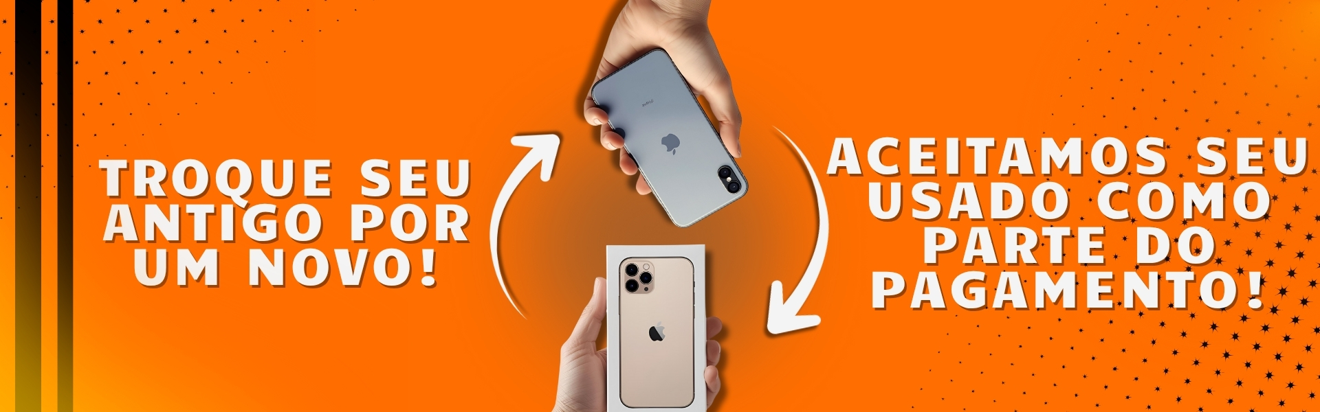 TROQUE SEU ANTIGO POR UM NOVO ACEITAMOS SEU USADO COMO PARTE DO PAGAMENTO