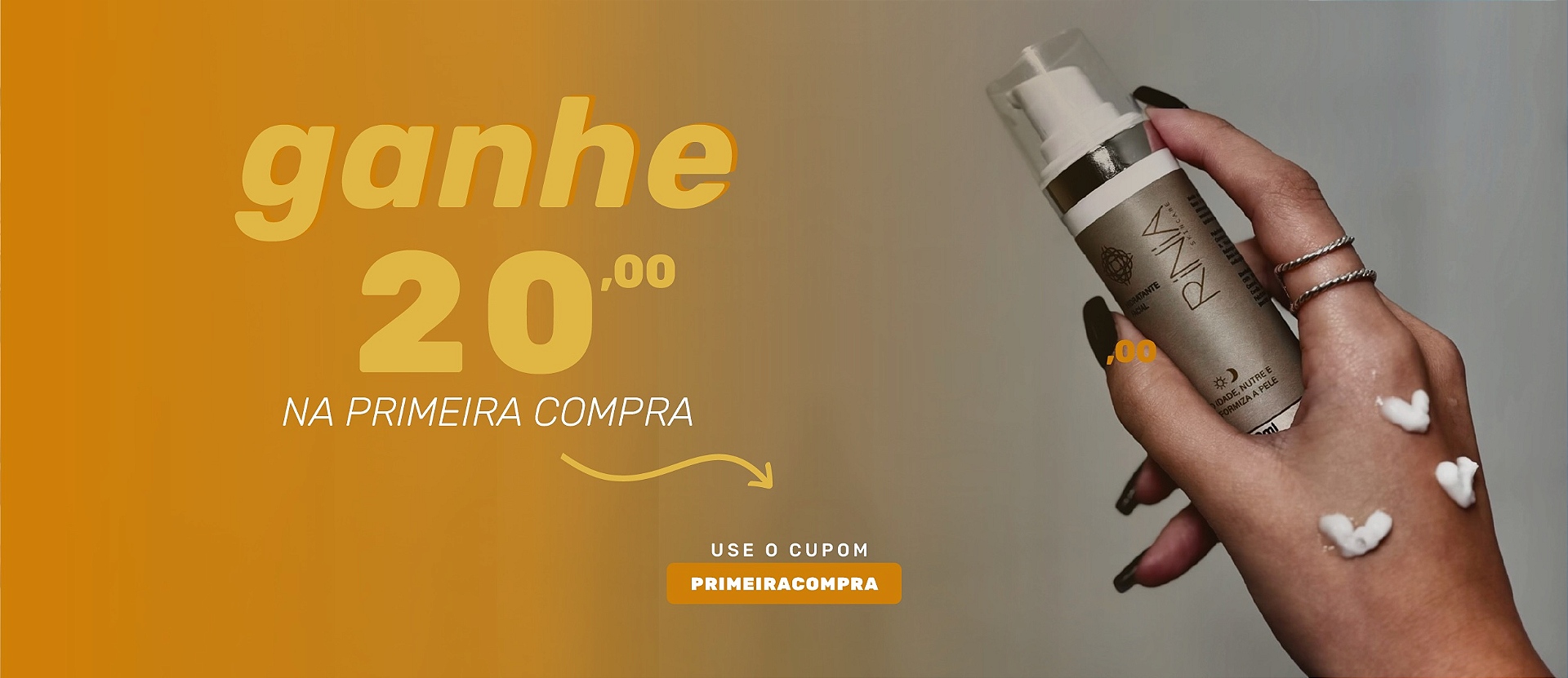 agosto desconto 20 reais primeira compra