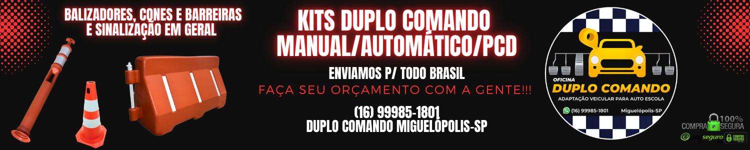 BANNER BALIZADORES e DUPLO COMANDO