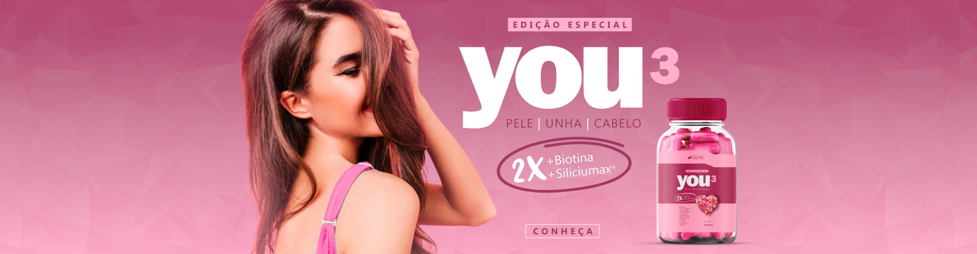 YOU3 Edição Especial 2X + Biotina e Siliciumax