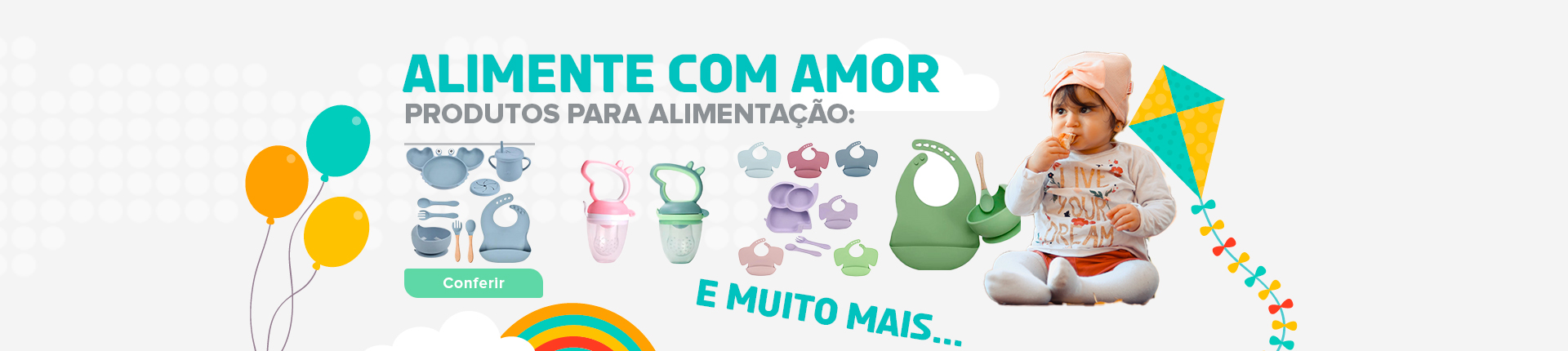 Banner produtos de alimentação