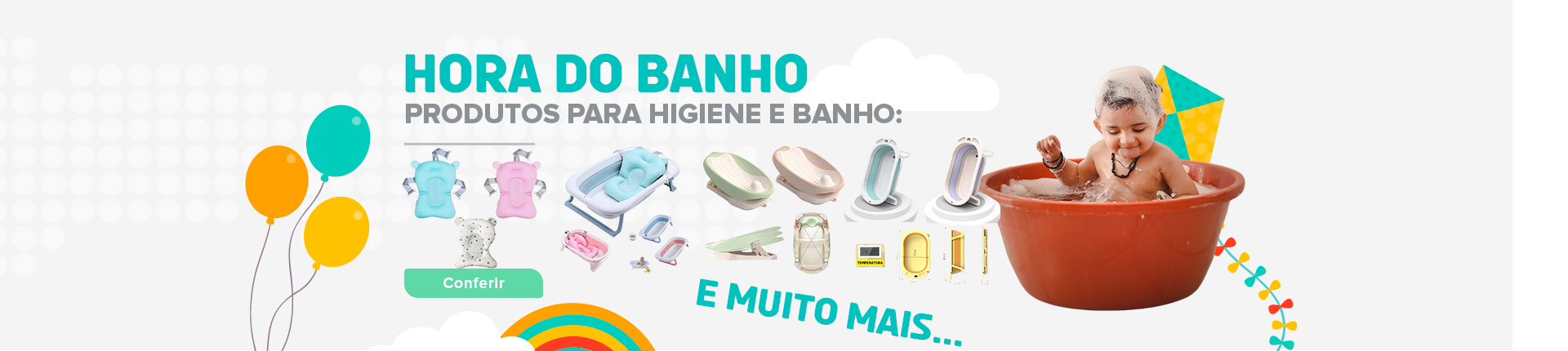 Banner produtos de banho