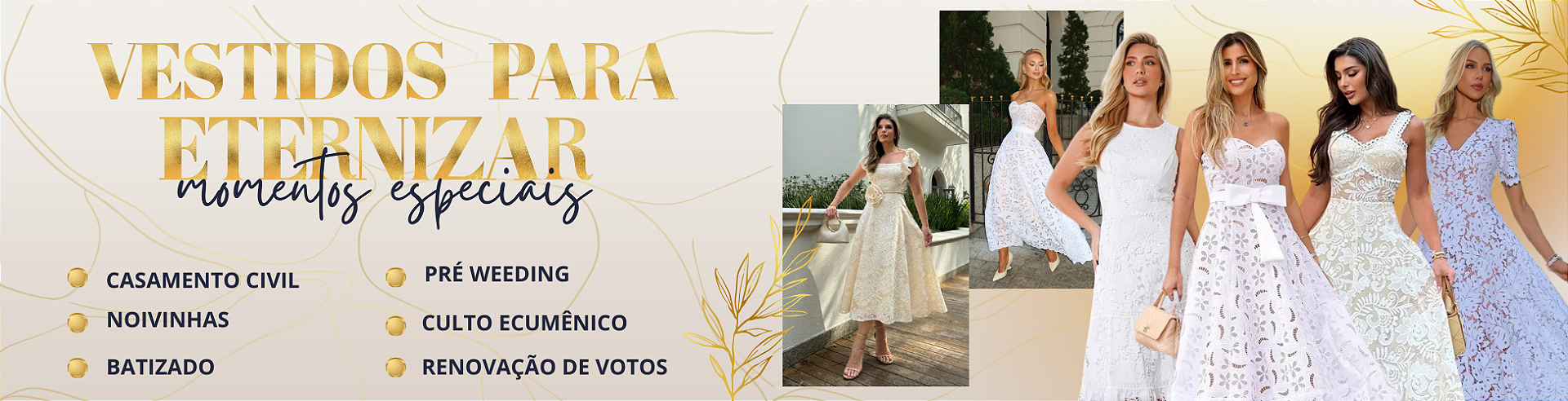VESTIDOS BRANCO