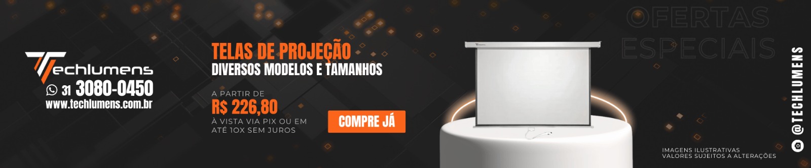 Telas Projeção