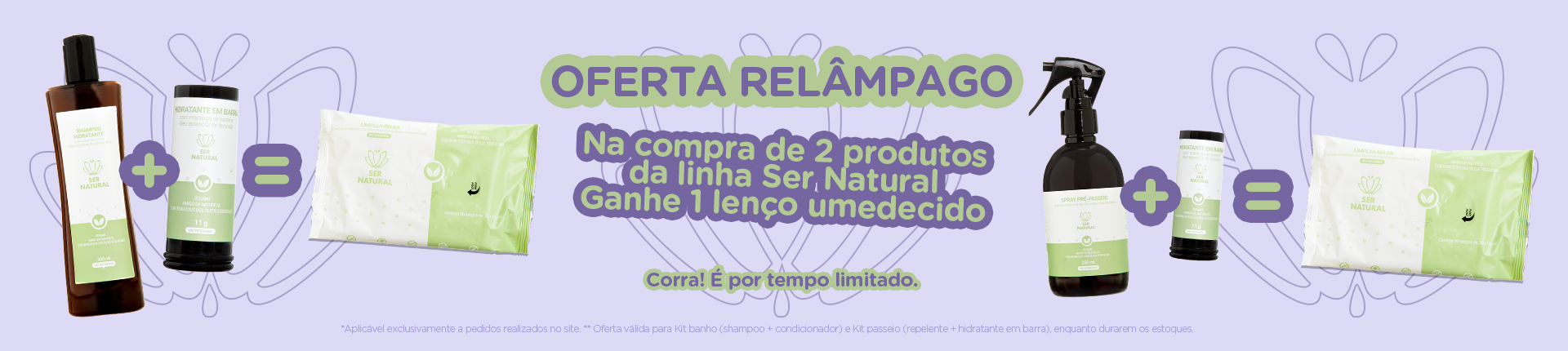 Promoção compre 2 SN ganhe 1 lenço SN