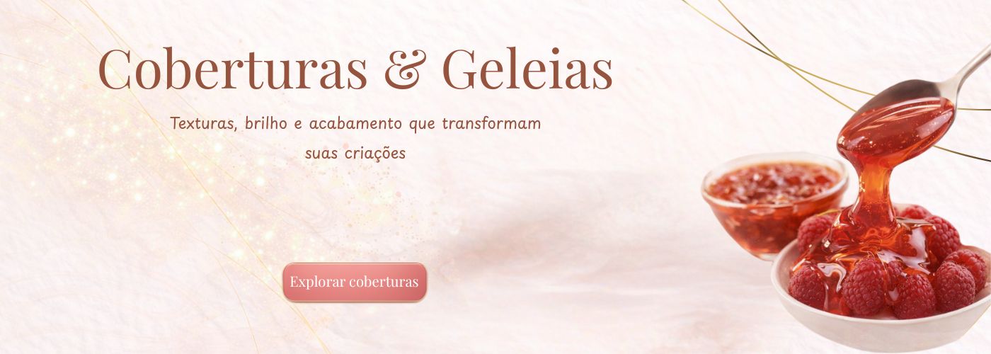 Coberturas e geleias