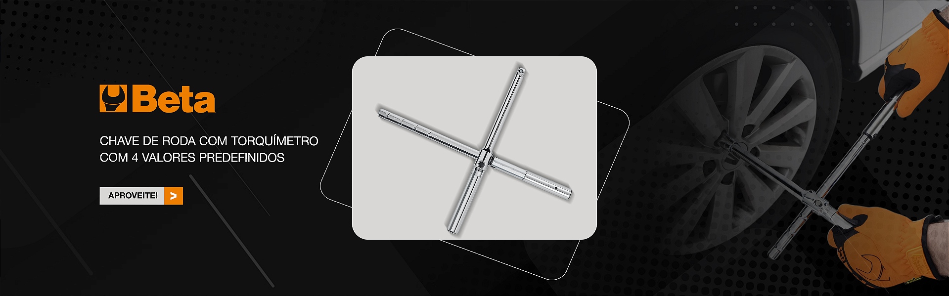 Chave de Roda com Torquímetro com 4 Valores Predefinidos Beta - 610X/4