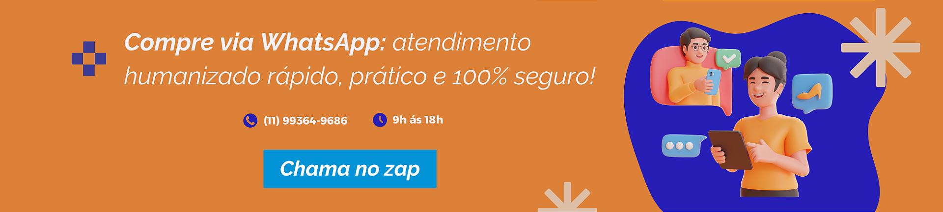 Compre via WhatsApp