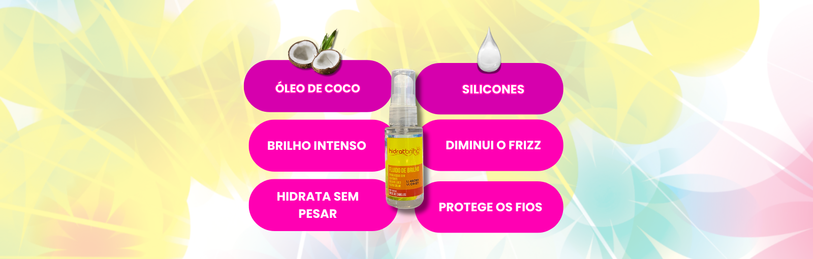 Banner Fluído de Brilho