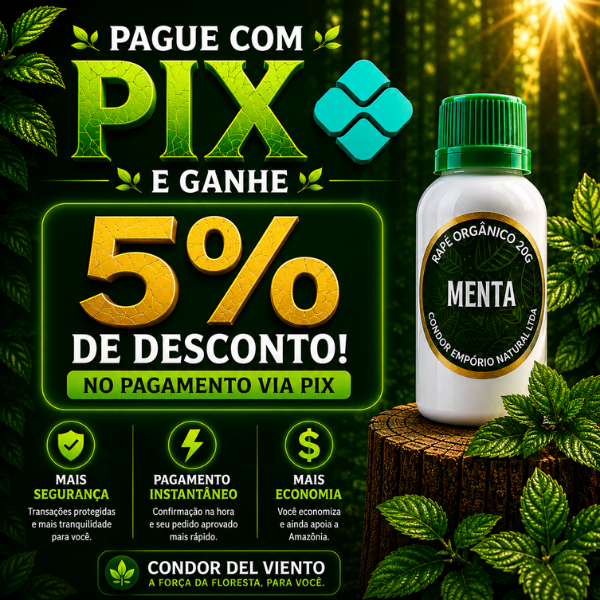 5% de desconto PIX mobile