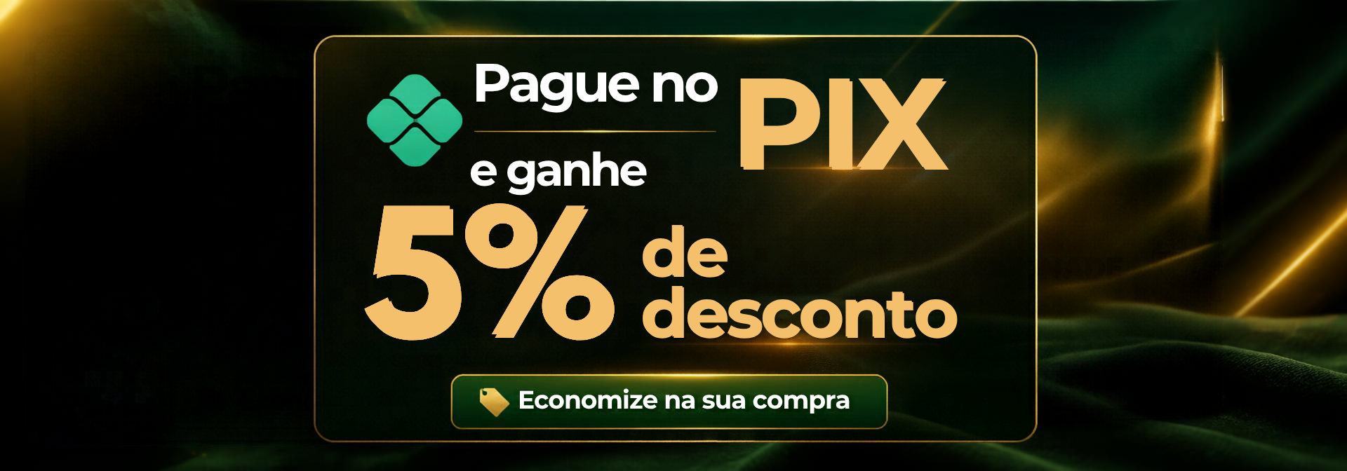 5% de desconto PIX