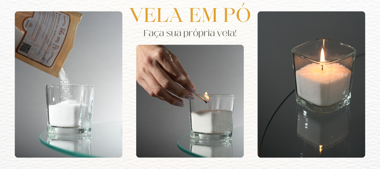 Vela em Pó